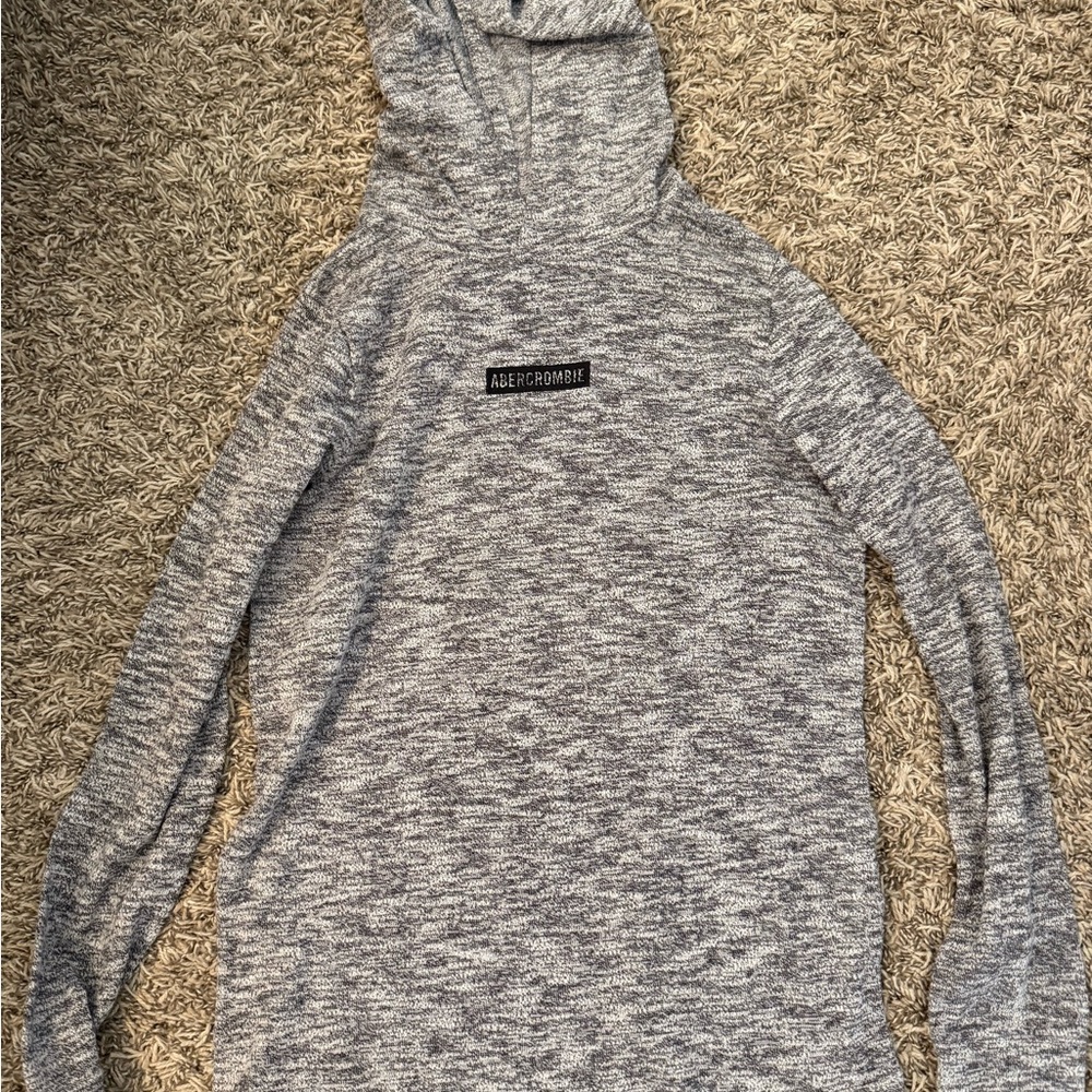 Abercrombie & Fitch Gray Pullover Hoodie